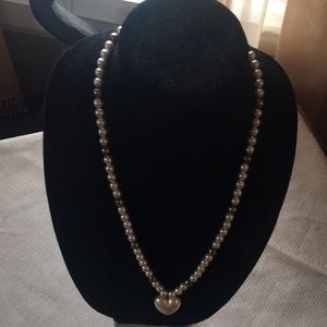 Pearl vintage hard necklace